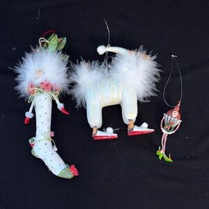 Whimsical Christmas Ornaments Set